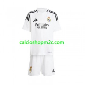 Real Madrid Bambino Maglia Prima 2024/2025 Manica Corta